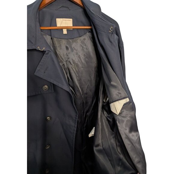 Banana Republic Heritage Collection XXL Navy Water Repellent Officer Coat Winter - Picture 16 of 16